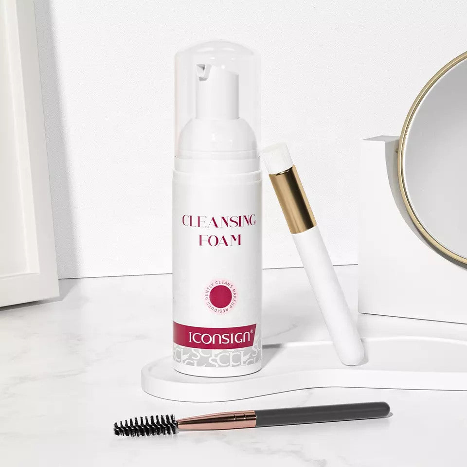Iconsign 60ml Shampoo Eyelash Cleanser With Brush