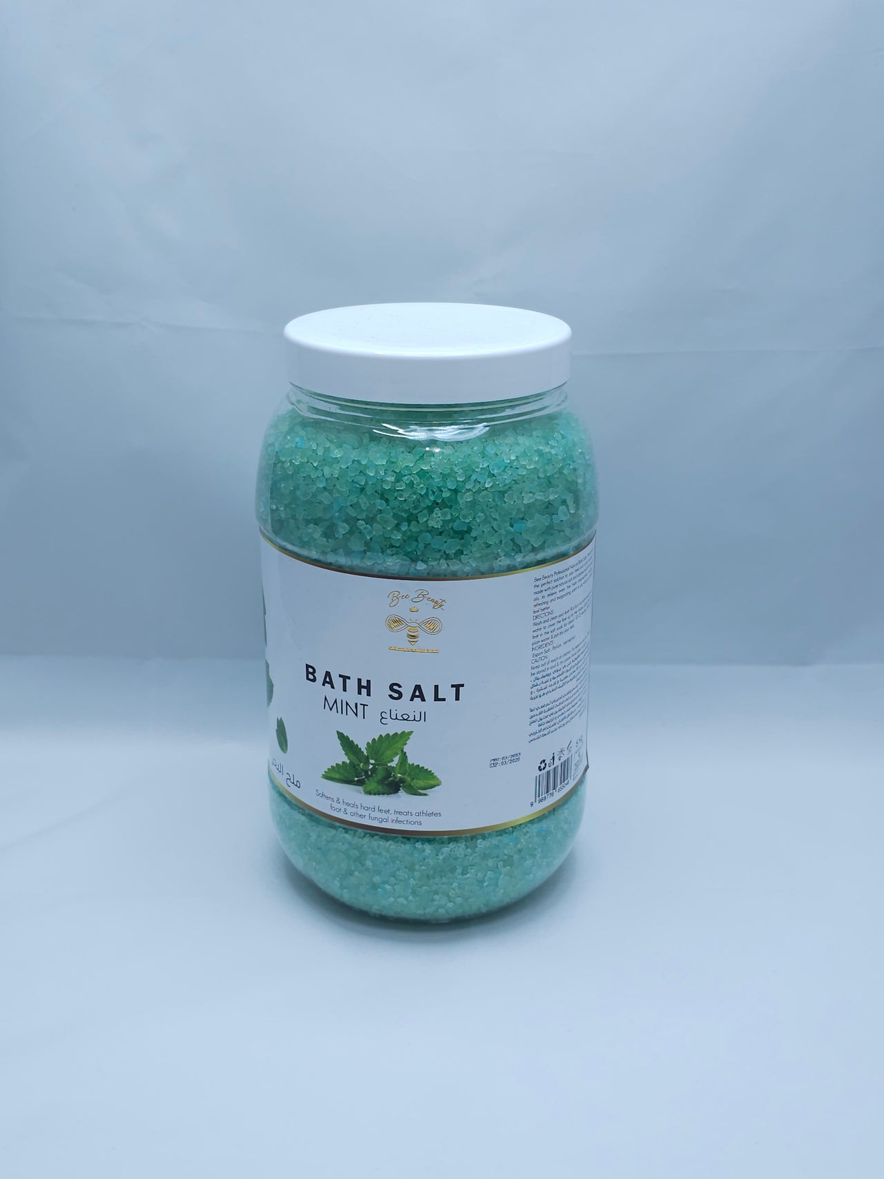 B. Beauty Bath Salt 3kg - Mint - Green