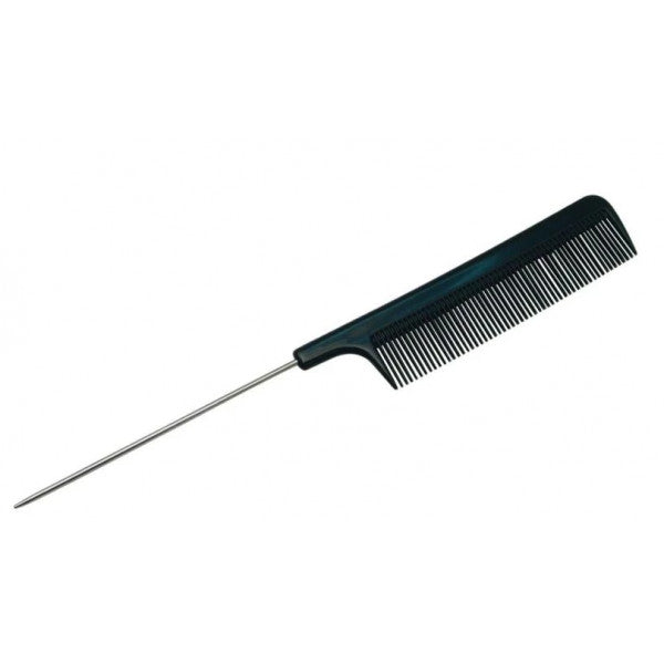 Comb with steel tail black