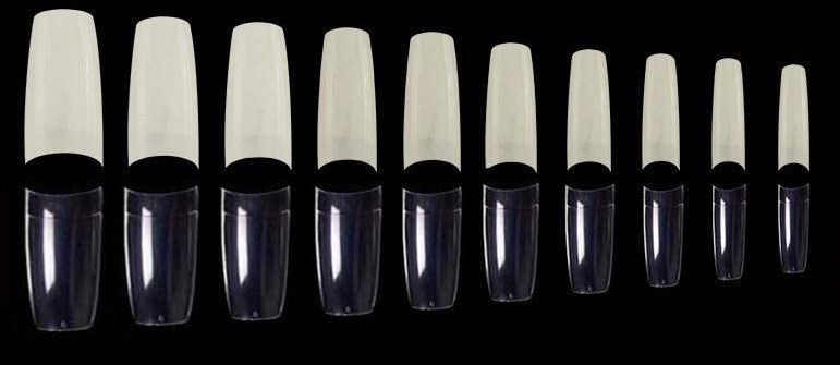Nail Tips Half Cover C Type Natural/clear