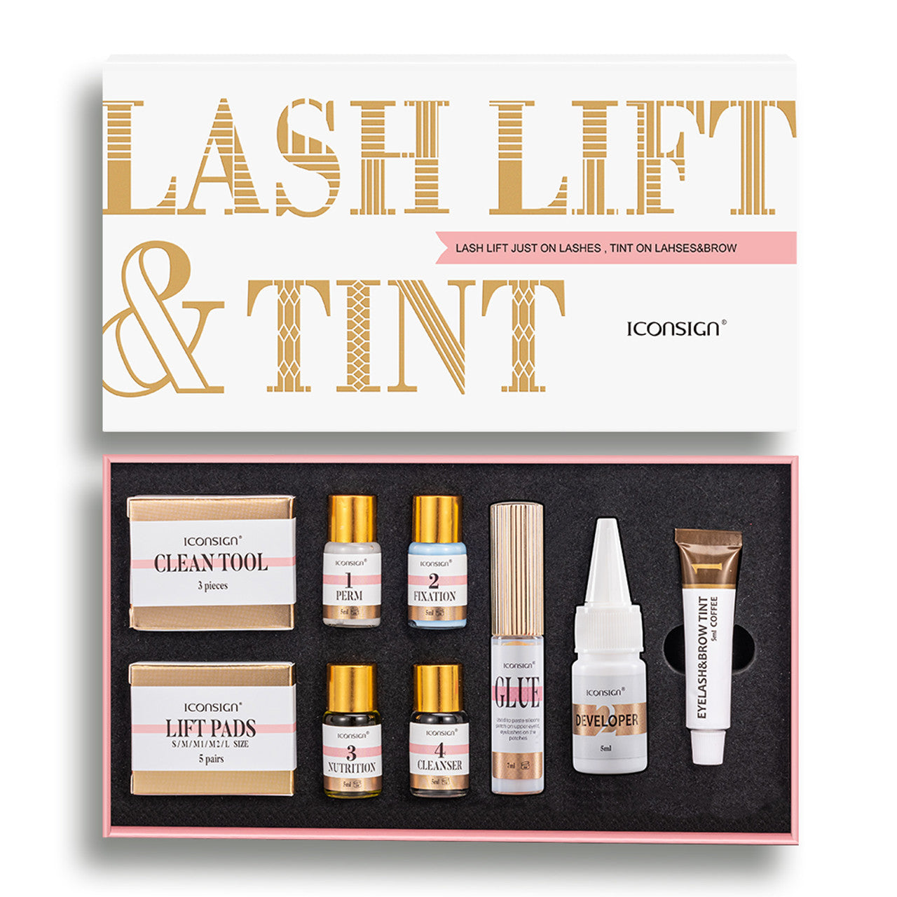 Iconsign Lash Lift And Tint 2 In 1 Kit