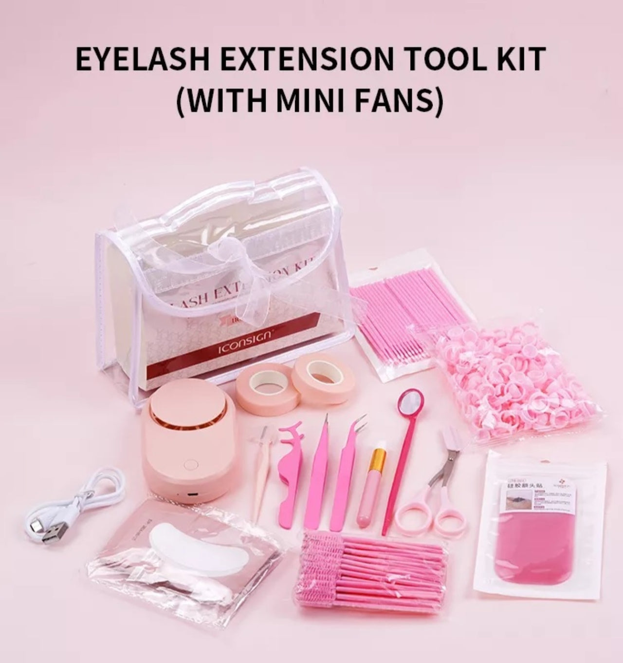 Iconsign Eyelash Extension Tools Kit Starter Edition