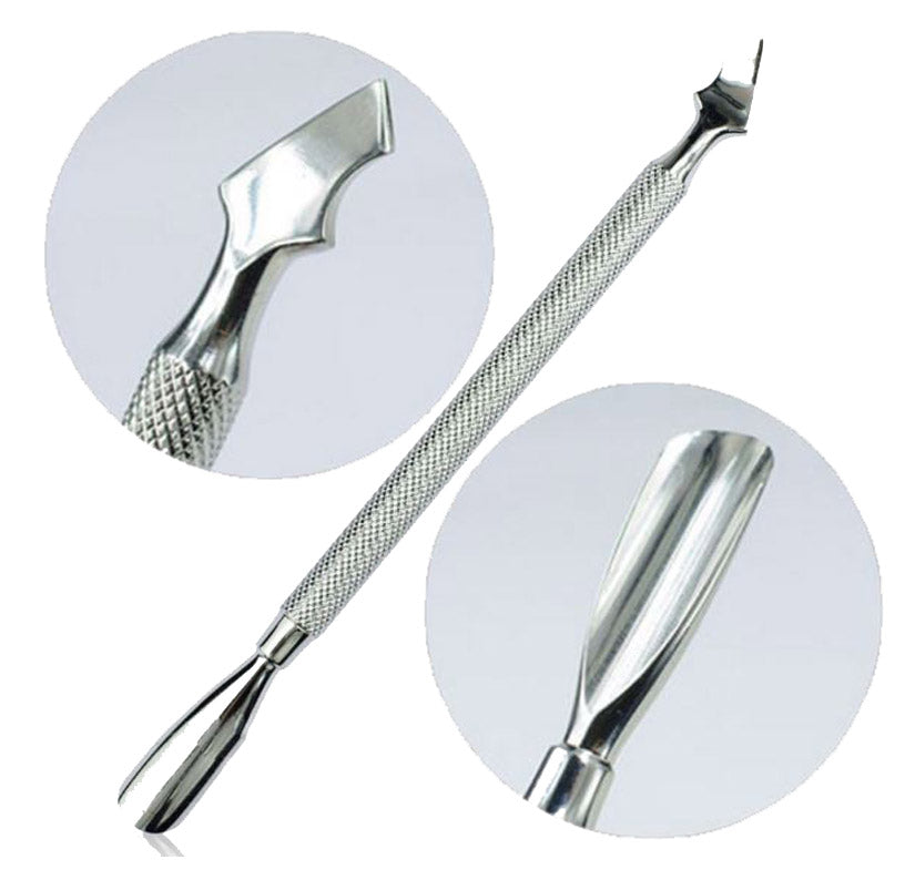 Stainless steel pusher type 3 silver
